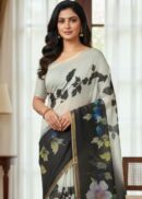 Floral Print Saree